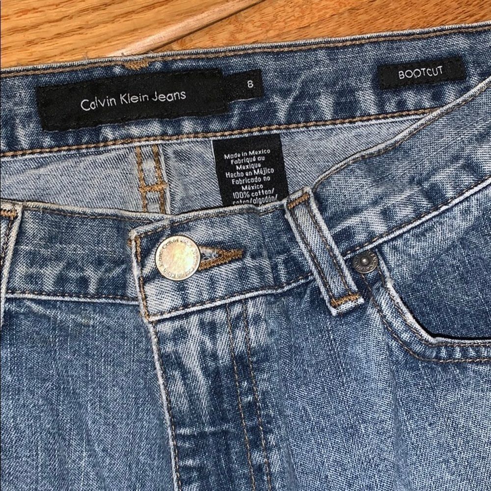 Vintage Calvin Klein Jeans Bootcut Size 8 - Picture 4 of 7